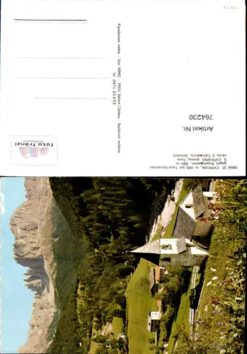 764230 St. Cyprian Tiers am Rosengarten Dolomiten Provinz Bozen - Südtirol Italy