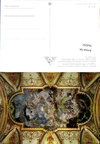 764252 Brixen Dom, Decken-Fresko Anbetung des Lammes Bezirksgemeinschaft Eisacktal Italy