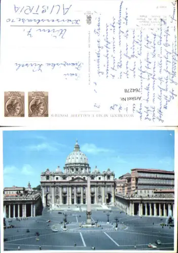 764278 Rom Petersplatz Petersdom Vatikan Roma Hauptstadt Italy