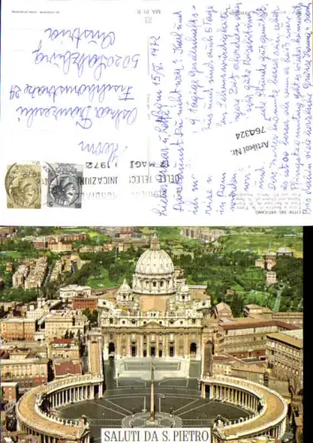 764324 Vatikanstadt Petersdom Vatikan Rom Vatican City, Italy