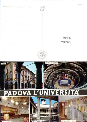 764268 Padova L'Università Provincia di Padova Italy