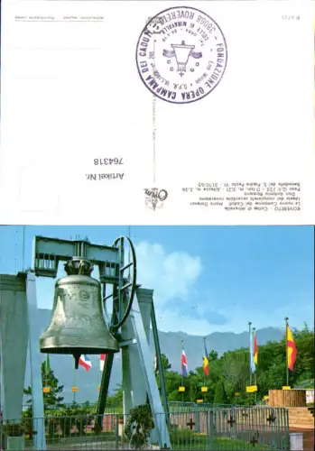 764318 Rovereto Colle di Miravalle, La nuova Campana dei Caduti Trient Italy