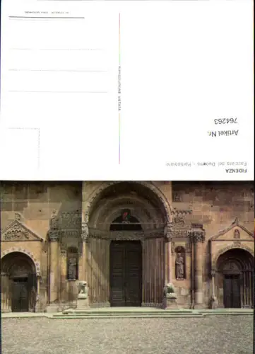 764263 Fidenza Facciata del Duomo Provinz Parma Italy