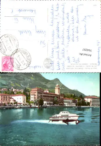 764297 Gardone Riviera Lago di Garda Gardasee Boot Brescia Italy