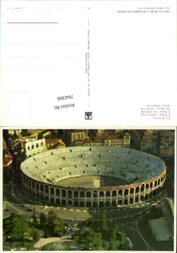 764366 Verona Arena Provinz Verona Italy