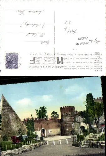 764379 Rom, Piramide di Caio Cestio e Porta S. Paolo Rom Italy