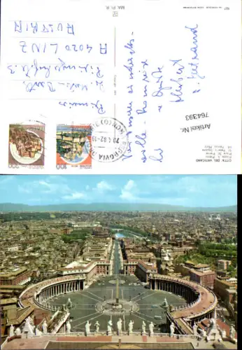 764393 Vatikanstadt Petersplatz Vatican City Vatikan