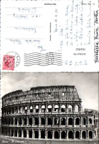 764402 Rom Il Colosseo Rom Italy