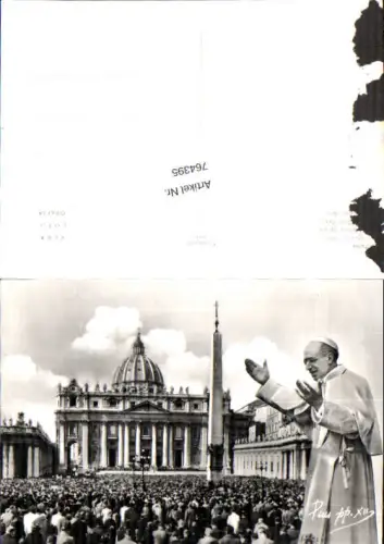 764395 Vatikanstadt Petersplatz Papst Pius XII. Vatikan Vatican City