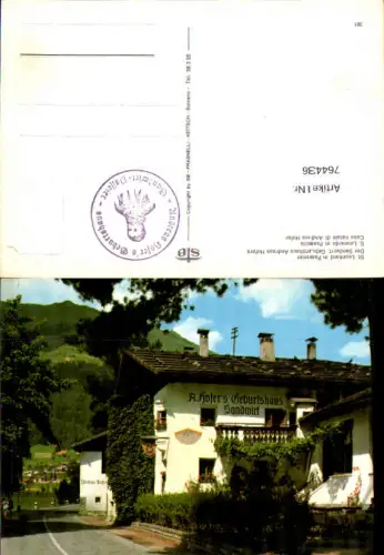 764436 St. Leonhard in Passeier Sandwirt Andreas Hofer Trentino Italy