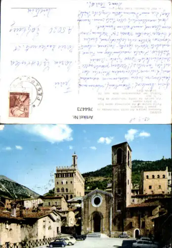 764473 Gubbio Panorama parziale del centro Perugia Italy