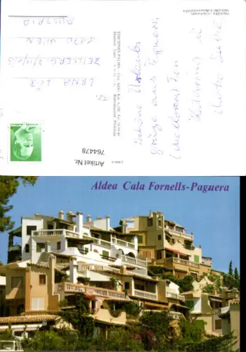 764478 Aldea Cala Fornells-Paguera Mallorca Spain