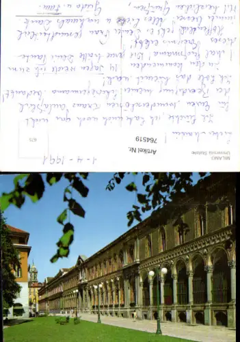 764519 Milano Università Statale Mailand Italy