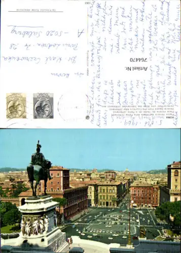 764470 Rom Piazza Venezia dal Altare della Patria (Vittoriano) Rom Italy