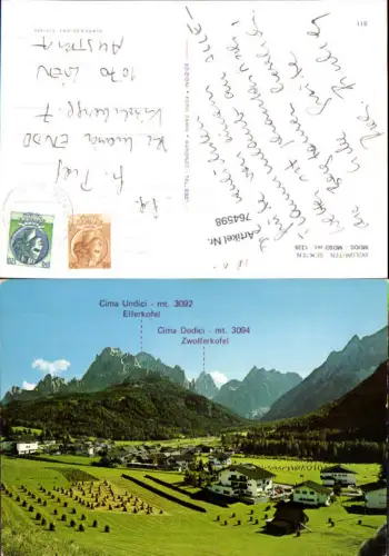 764598 Sexten Moos Elferkofel Zwölferkofel Trentino Bozen Italy
