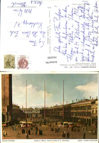 764599 Venezia Piazza S. Marco Venedig Italy