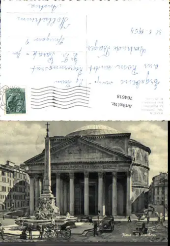 764618 Roma Il Pantheon Rom Italy