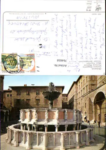 764658 Perugia Fontana Maggiore Brunnen Perugia Italy