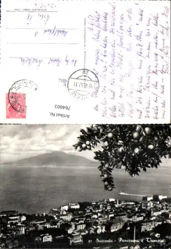 764603 Sorrento Panorama e Vesuvio Città metropolitana di Napoli Italy