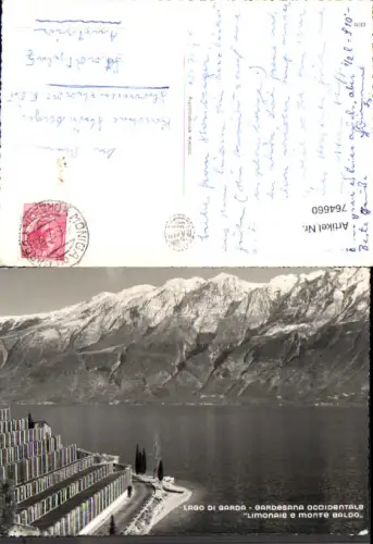 764660 Lago di Garda Gardesana Occidentale Limonaie e Monte Baldo Provinz Brescia Italy