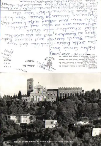 764607 Firenze Basilica di San Miniato al Monte e Palazzo Florenz Italy