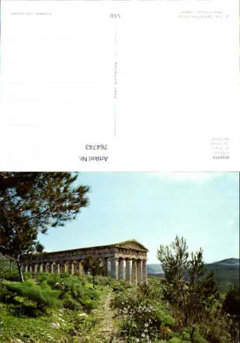764743 Segesta, Der Tempel Provinz Trapani Italy