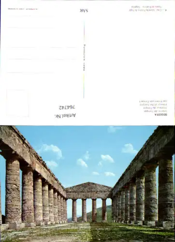 764742 Segesta Tempel Provinz Trapani Italy