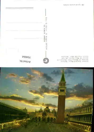 764664 Venezia Piazza S. Marco Venedig Italy