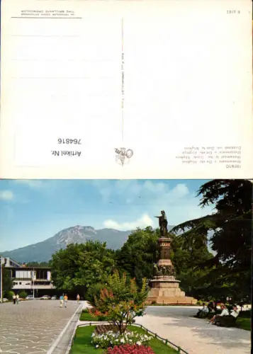 764816 Trento Monumento a Dante Alighieri Provincia di Trento Italy