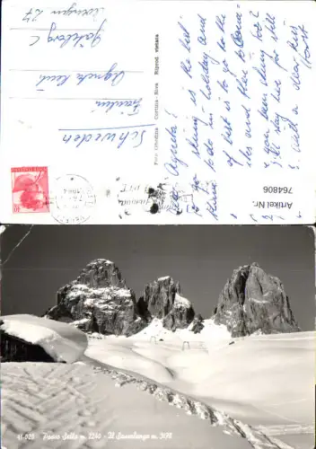 764806 Passo Sella Il Sassolungo Trentino Canazei Wolkenstein Südtirol Italy