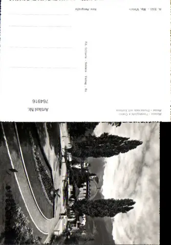 764916 Meran Promenade mit Kurhaus Bezirksgemeinschaft Burggrafenamt Italy