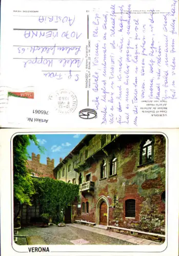 765061 Verona Casa di Giulietta Provinz Verona Italy