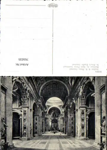765035 Rom Basilica di S. Pietro (interno) Rom Italy