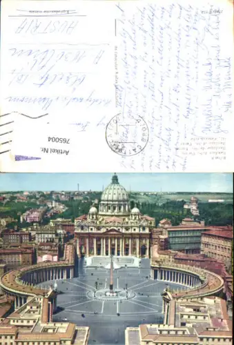 765004 Vatikanstadt Roma Rom Vatikan Peterskirche Vatican City Vatikan