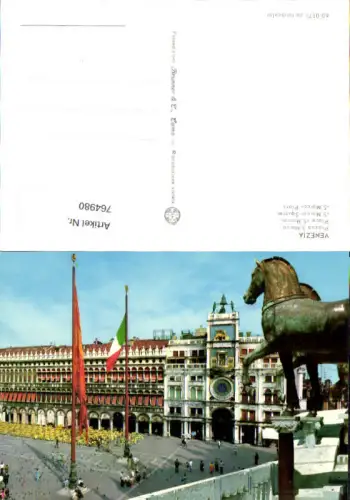 764980 Venezia Piazza S. Marco Venedig Italy