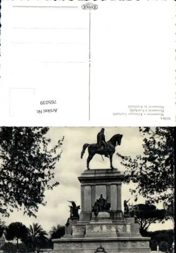 765039 Roma Monumento a Giuseppe Garibaldi Metropolitan City of Rome Italy