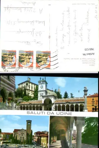 765123 Udine Piazza Libertà Piazza Venerio Porticato lungo la salita del Castello Provinz Udine Italy