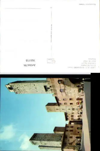 765118 San Gimignano Piazza del Duomo Provinz Siena Italy