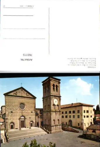 765115 Viterbo Basilica S. Maria della Quercia Provinz Viterbo Italy