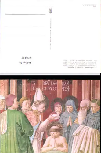 765117 San Gimignano Chiesa S. Agostino Il Battesimo di S. Agostino B. Gozzoli 1465 Provinz Siena Italy
