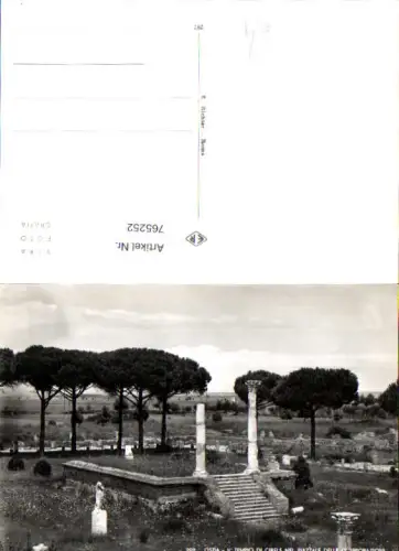 765252 Ostia Il Tempio di Cibele nel Piazzale delle Corporazioni Rom Hauptstadt Italy