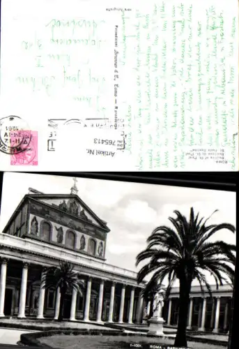 765413 Rom Basilica di San Paolo fuori le mura Rom Italy