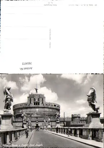 765472 Roma Ponte e Castel Sant'Angelo Rom Italy
