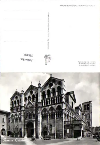765494 Ferrara Cattedrale Provinz Ferrara Italy