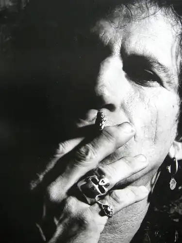 Gottfried Helnwein (1948) Keith Richards Orig. Offset Plakat 1990