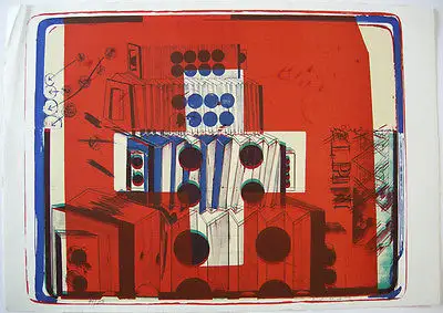 Dieter Roth (1930-1998) Ars Alpina Orig. Lithografie signiert 1972 0