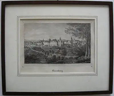 Eisenberg Thüringen Gesamtansicht Orig Lithografie Arlt 1837