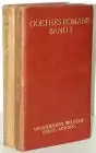 Goethe Romane Novellen Insel Vlg Großherzog Wilhelm Ernst Ausg Leder 2 Bde 1905