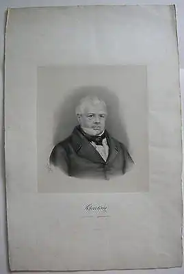 Otto Speckter Portrait Karl Sieveking Hamburger Syndikus Orig Lithographie 1847