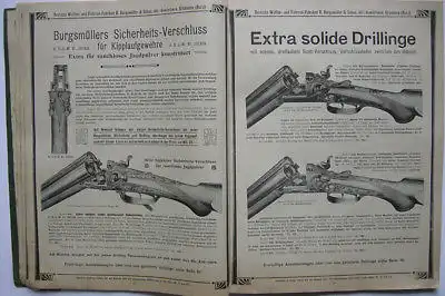 Burgsmüller Kreiensen Gewehrfabrik Katalog Gewehre Pistolen Munition 1907